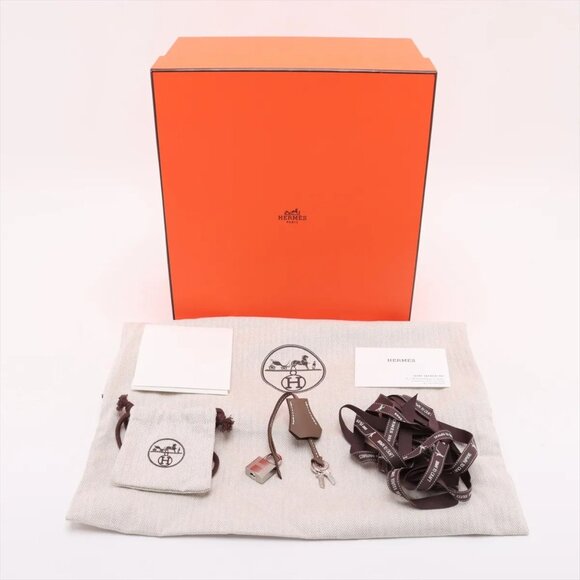 Hermes Birkin 25 Le Tournay Veau Swift Etoupe Silver Metal Fittings K: 2025 - Picture 11 of 11